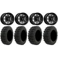 thumbnail image 1 of MSA Black Rogue 14" UTV Wheels 29" Dual Threat Tires Kawasaki Teryx Mule, 1 of 5