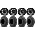 thumbnail image 1 of MSA Black Rogue 14" UTV Wheels 32" MotoVator Tires Kawasaki Teryx Mule, 1 of 4