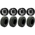 thumbnail image 1 of MSA Black Rogue 15" UTV Wheels 32" Crawler XR Tires Kawasaki Mule Pro FXT, 1 of 4