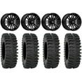 thumbnail image 1 of MSA Black Rogue 15" UTV Wheels 32" XT400 Tires Kawasaki Teryx Mule, 1 of 4