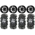 thumbnail image 1 of MSA Black Rogue 16" ATV Wheels 30" Moto MTC Tires Can-Am Commander Maverick Renegade Outlander Defender, 1 of 4