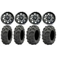 thumbnail image 1 of MSA Black Vibe 14" ATV Wheels 27" Mud Lite XL Tires Can-Am Commander Maverick Renegade Outlander Defender, 1 of 4