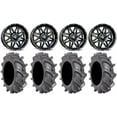 thumbnail image 1 of MSA Black Vibe 14" ATV Wheels 28" BKT AT 171 Tires Can-Am Commander Maverick Renegade Outlander Defender, 1 of 4