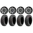 thumbnail image 1 of MSA Black Vibe 14" ATV Wheels 28" Reptile Tires Honda Rincon Yamaha Rhino Kawasaki Brute Force Suzuki KingQuad, 1 of 4