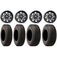 thumbnail image 1 of MSA Black Vibe 14" ATV Wheels 29" BFG KM3 Tires Sportsman RZR Ranger, 1 of 5