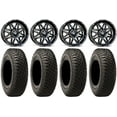thumbnail image 1 of MSA Black Vibe 14" ATV Wheels 30" BFG KM3 Tires Honda Rincon Yamaha Rhino Kawasaki Brute Force Suzuki KingQuad, 1 of 4