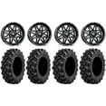 thumbnail image 1 of MSA Black Vibe 14" UTV Wheels 27" Buck Snort Tires Polaris RZR XP 1000 / PRO XP / Ranger XP 900/1000, 1 of 5