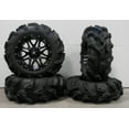 thumbnail image 1 of MSA Black Vibe 14" UTV Wheels 27" Mega Mayhem Tires Can-Am Maverick X3 / Honda Pioneer 1000 / Talon, 1 of 5