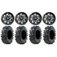 thumbnail image 1 of MSA Black Vibe 14" UTV Wheels 28" Terminator Tires Polaris RZR XP 1000 / PRO XP / Ranger XP 900/1000, 1 of 4