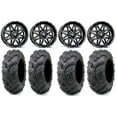 thumbnail image 1 of MSA Black Vibe 14" UTV Wheels 28" Zilla Tires Kawasaki Mule Pro FXT, 1 of 4