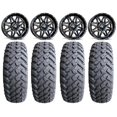 thumbnail image 1 of MSA Black Vibe 14" UTV Wheels 31" MotoHammer Tires Polaris RZR XP 1000 / PRO XP / Ranger XP 900/1000, 1 of 4