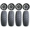 thumbnail image 1 of MSA Black Vibe 14" UTV Wheels 31" MotoHammer Tires Yamaha Viking Wolverine YXZ1000R CFMoto ZForce 950 UForce 1000, 1 of 4