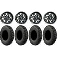 thumbnail image 1 of MSA Black Vibe 14" UTV Wheels 32" MotoRally Tires Can-Am Maverick X3 / Honda Pioneer 1000 / Talon, 1 of 4