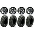 thumbnail image 1 of MSA Black Vibe 16" ATV Wheels 33" Crawler XG Tires Can-Am Commander Maverick Renegade Outlander Defender, 1 of 4