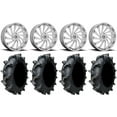 thumbnail image 1 of MSA Blade 20" Wheels Chrome 35" Interforce 628 Tires Sportsman RZR Ranger, 1 of 4