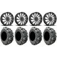 thumbnail image 1 of MSA Blade 20" Wheels Milled 33" Bogger Tires Kawasaki Mule Pro FXT, 1 of 4