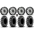 thumbnail image 1 of MSA Blade 22" Wheels Milled 35" Terminator Max Tires Can-Am Commander Maverick Renegade Outlander Defender, 1 of 4