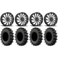 thumbnail image 1 of MSA Blade 24" Wheels Milled 40" MotoSlayer Tires Can-Am Maverick X3 / Honda Pioneer 1000 / Talon, 1 of 4