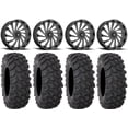 thumbnail image 1 of MSA Blade 24" Wheels Milled 40" XTR370 Tires Can-Am Maverick X3 / Honda Pioneer 1000 / Talon, 1 of 4