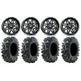 thumbnail image 1 of MSA Blk Vibe 14" ATV Wheels 26.5" Terminator Tires Sportsman RZR Ranger, 1 of 4