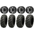 thumbnail image 1 of MSA Bounty 14" Wheels Black 28" Blackwater Tires Yamaha Viking Wolverine YXZ1000R CFMoto ZForce 950 UForce 1000, 1 of 4