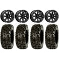 thumbnail image 1 of MSA Bounty 14" Wheels Black 28" Rip Saw Tires Can-Am Maverick X3 / Honda Pioneer 1000 / Talon, 1 of 4