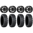 thumbnail image 1 of MSA Bounty 14" Wheels Black 28" Versa Cross V3 Tires Honda Pioneer, 1 of 4