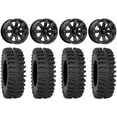 thumbnail image 1 of MSA Bounty 14" Wheels Black 28" XT400 Tires Kawasaki Mule Pro FXT, 1 of 4