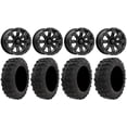 thumbnail image 1 of MSA Bounty 14" Wheels Black 29" Dual Threat Tires Honda Rincon Yamaha Rhino Kawasaki Brute Force Suzuki KingQuad, 1 of 5