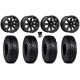 thumbnail image 1 of MSA Bounty 14" Wheels Black 30" Intersect Tires Can-Am Commander Maverick Renegade Outlander Defender, 1 of 4