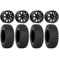 thumbnail image 1 of MSA Bounty 14" Wheels Black 30" RT320 Tires Sportsman RZR Ranger, 1 of 4