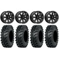 thumbnail image 1 of MSA Bounty 15" Wheels Black 32" MT911 Tires Sportsman RZR Ranger, 1 of 4