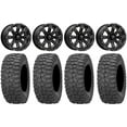 thumbnail image 1 of MSA Bounty 15" Wheels Black 32" Rock-A-Billy Tires Kawasaki Mule Pro FXT, 1 of 4