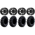 thumbnail image 1 of MSA Bounty 15" Wheels Black 34" Intimidator Tires Sportsman RZR Ranger, 1 of 4