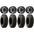 thumbnail image 1 of MSA Bounty 15" Wheels Black 35" BFG KM3 Tires Sportsman RZR Ranger, 1 of 4