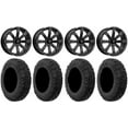 thumbnail image 1 of MSA Bounty 18" Wheels Black 34" MotoVator Tires Kawasaki Teryx Mule, 1 of 4