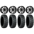 thumbnail image 1 of MSA Bounty 20" Wheels Black 35" Versa Cross V3 Tires Kawasaki Mule Pro FXT, 1 of 4
