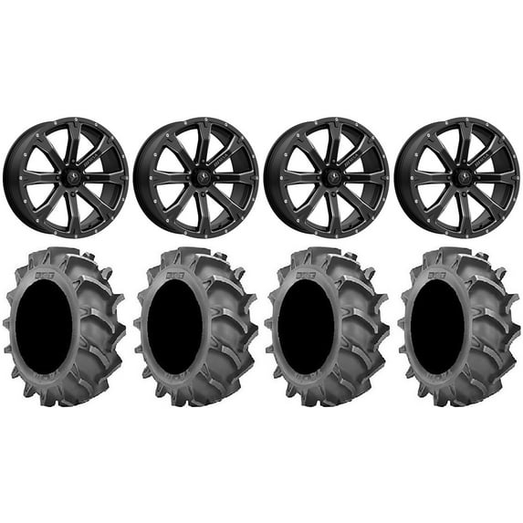 MSA Bounty 20" Wheels Black 37x9.5 BKT 171 Tires Sportsman RZR Ranger