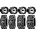 thumbnail image 1 of MSA Brute Beadlock 14" ATV Wheels 26" Bear Claw HTR Tires Sportsman RZR Ranger, 1 of 4
