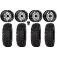 thumbnail image 1 of MSA Brute Beadlock 14" Wheels Mh 28" Roctane ST Tires Kawasaki Mule Pro FXT, 1 of 4
