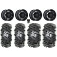 thumbnail image 1 of MSA Clubber 14" Wheels Black 30" Moto MTC Tires Kawasaki Teryx Mule, 1 of 4