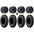 thumbnail image 1 of MSA Clubber 14" Wheels Black 32" MotoRally Tires Can-Am Commander Maverick Renegade Outlander Defender, 1 of 4