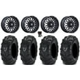 thumbnail image 1 of MSA Clubber 14" Wheels Black DDT 27" Mud Lite II Tires Kawasaki Mule Pro FXT, 1 of 4