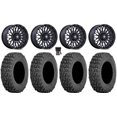 thumbnail image 1 of MSA Clubber 14" Wheels Black DDT 28" Coyote Tires Kawasaki Teryx Mule, 1 of 4