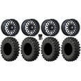 thumbnail image 1 of MSA Clubber 14" Wheels Black DDT 28" MotoRavage XL Tires Kawasaki Mule Pro FXT, 1 of 4
