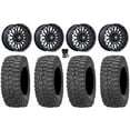 thumbnail image 1 of MSA Clubber 14" Wheels Black DDT 28" Rock-A-Billy Tires Kawasaki Mule Pro FXT, 1 of 4