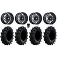 thumbnail image 1 of MSA Clubber 14" Wheels Black DDT 30" Intimidator Tires Kawasaki Mule Pro FXT, 1 of 4
