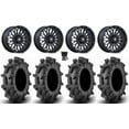 thumbnail image 1 of MSA Clubber 14" Wheels Black DDT 30" Terminator Max Tires Can-Am Commander Maverick Renegade Outlander Defender, 1 of 4