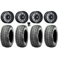 thumbnail image 1 of MSA Clubber 14" Wheels Black DDT 32" Liberty Tires Can-Am Maverick X3 / Honda Pioneer 1000 / Talon, 1 of 4