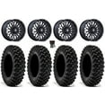 thumbnail image 1 of MSA Clubber 14" Wheels Black DDT 34" Warrior XT Tires Kawasaki Teryx Mule, 1 of 4